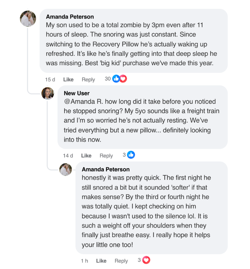Facebook review from Amanda Peterson
